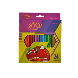 مداد رنگی 24 رنگ لوکی کد 007