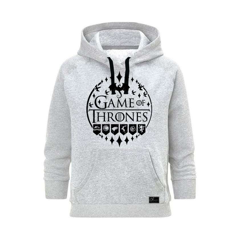 سویشرت زنانه مدل Game of Thrones کد M129 رنگ طوسی