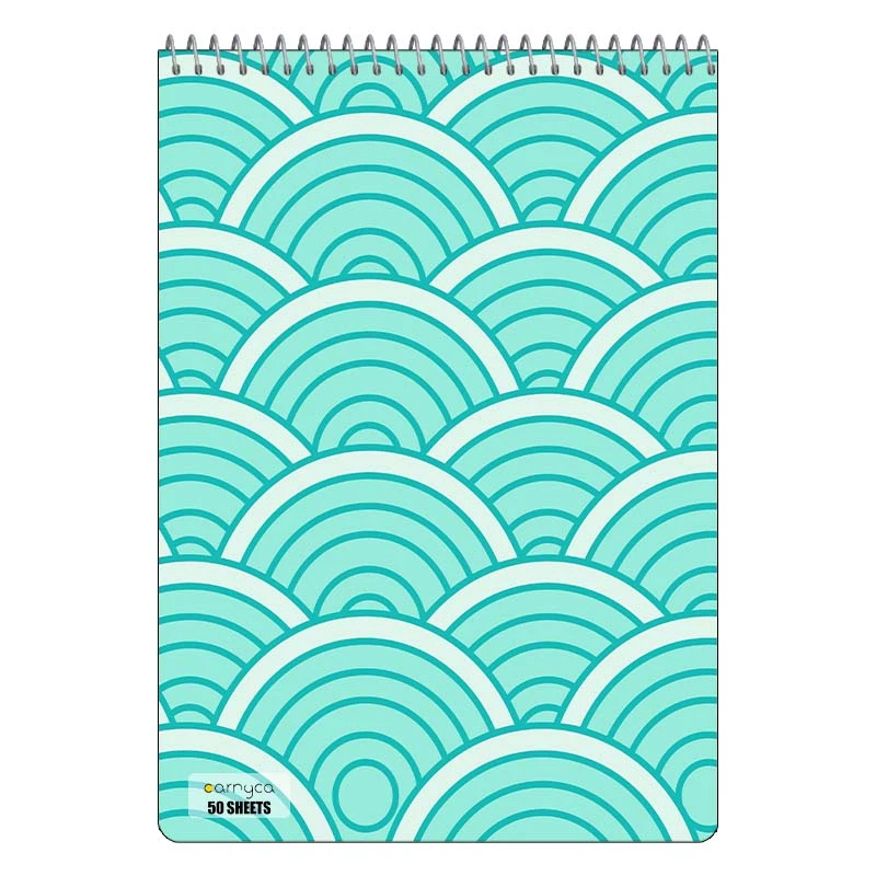 دفتر نقاشی 50 برگ سیمی کارنیکا طرح پترن هندسی Geo Pattern کد 33638