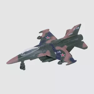 هواپیما بازی مدل جت جنگی فلزی F-16