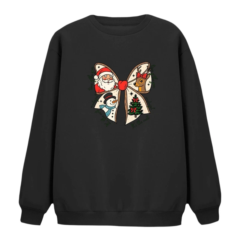 سویشرت زنانه مدل کریسمسی کد 002