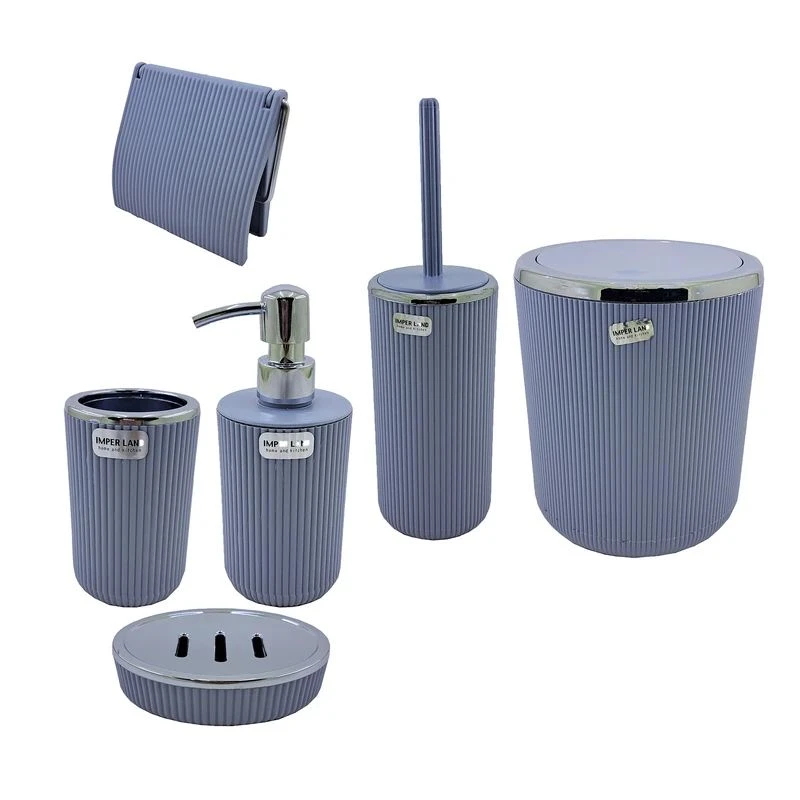 ست سرویس بهداشتی 6 پارچه امپرلند مدل کروم کد DH593