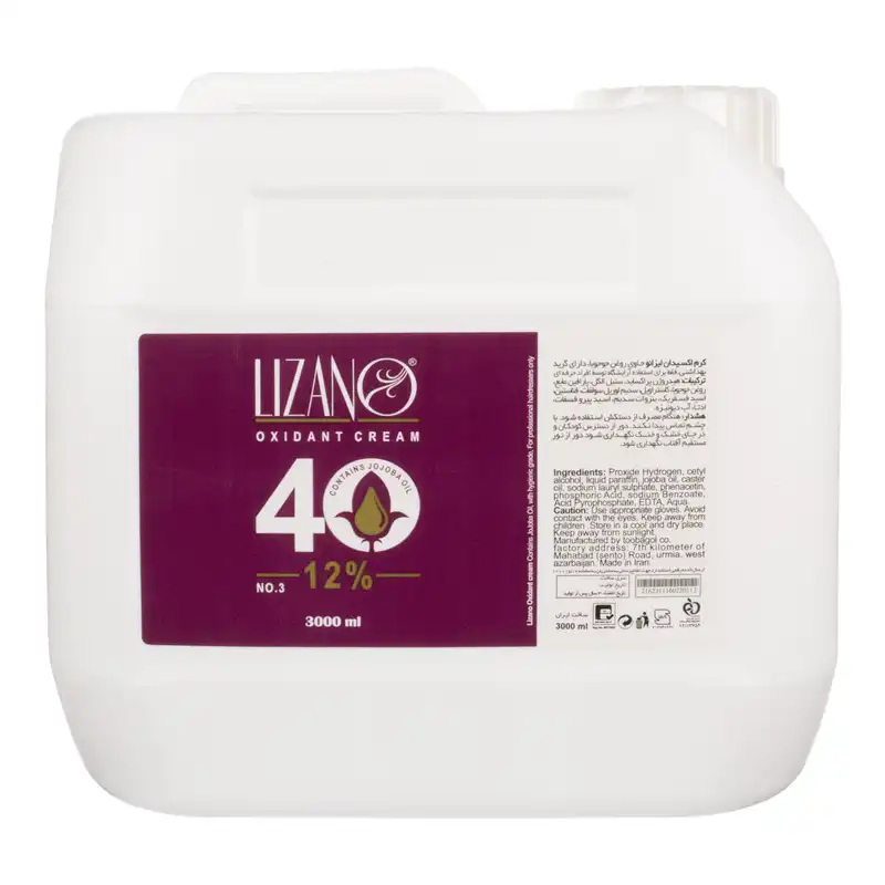 اکسیدان لیزانو مدل 40 دوازده درصدی حجم 3000 میلی لیتر