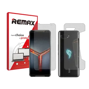 Remax Resistant model matte screen protector suitable for the Asus ROG Phone II ZS660KL mobile phone along with the back protector