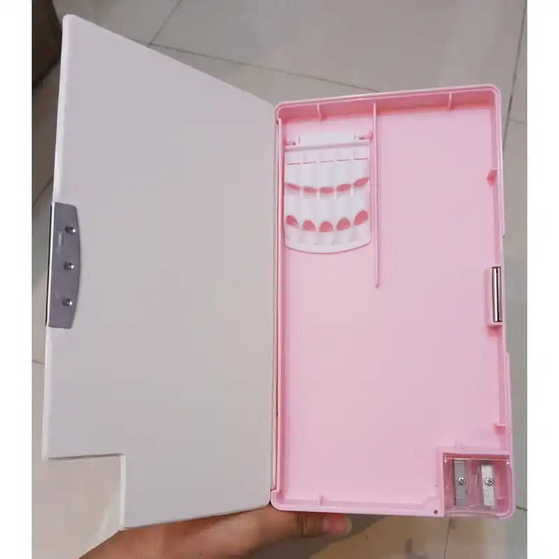 جامدادی مدل کتابی بزرگ تراش دار طرح یونیکورن کد 02