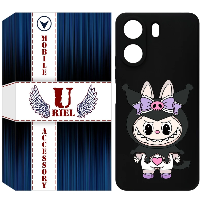 کاور یوریل مدل KSH کد 137 طرح عروسک لبوبو مناسب برای گوشی موبایل شیائومی Redmi 13C 4G / Poco C65