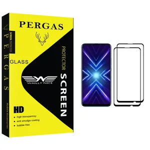 Waily Nice Pergas Glass Screen Protector For  Honor 9X Pack Of 2