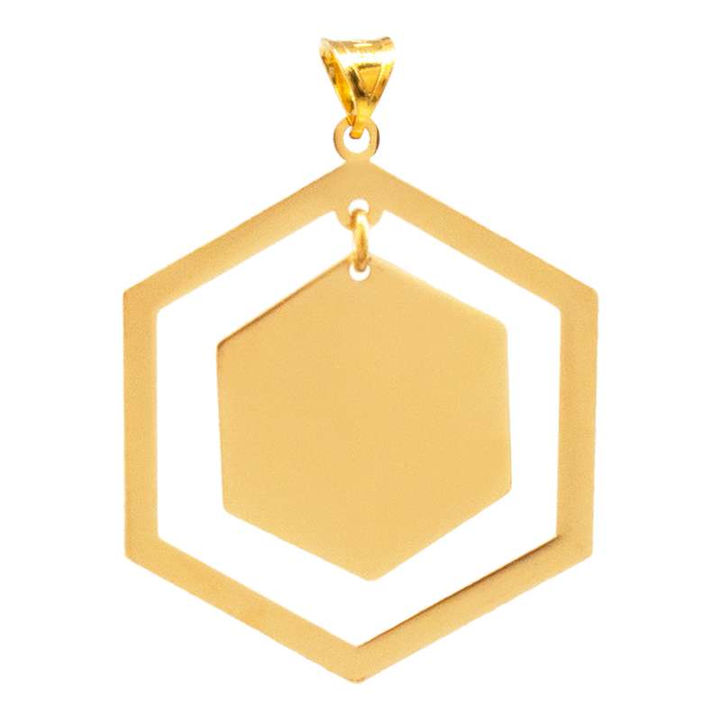 آویز گردنبند طلا 18 عیار زنانه دُرج مدل DP73 آویز گردنبند طلا 18 عیار زنانه دُرج مدل DP73