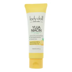 ژل روشن کننده صورت و گردن لیدی دال مدل YUJA NIACIN مناسب برای انواع پوست حجم 150 میلی لیتر