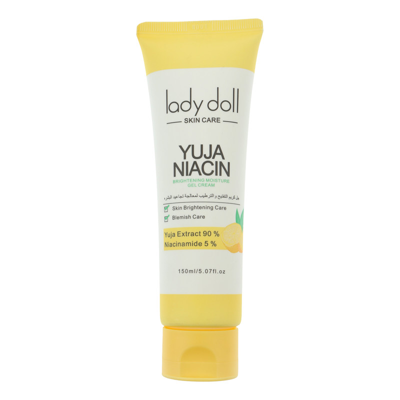 ژل روشن کننده صورت و گردن لیدی دال مدل YUJA NIACIN مناسب برای انواع پوست حجم 150 میلی لیتر