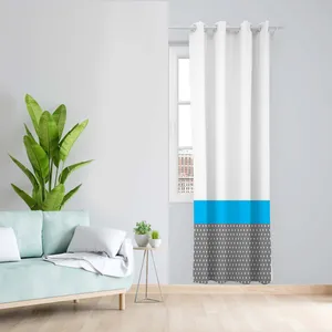 پرده طرح حاشیه توپی مدل مخمل پانچی کد 4989 z سایز 140x200 سانتی متر