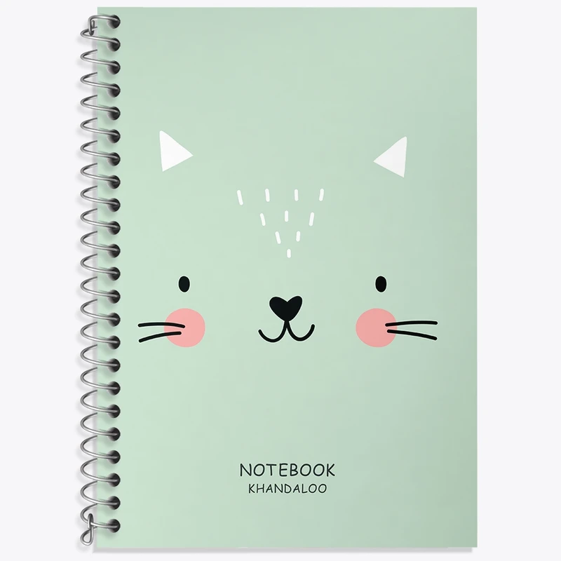 دفتر لغت 50 برگ خندالو طرح گربه کیوت کد N1161
