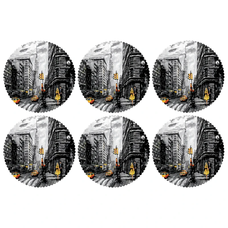 زیر لیوانی مدل C2-42119 بسته 6 عددی