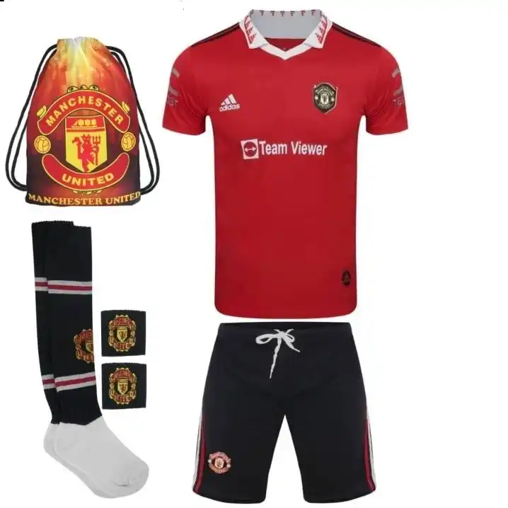 ست شش تکه لباس ورزشی پسرانه مدل منچستریونایتد 2023