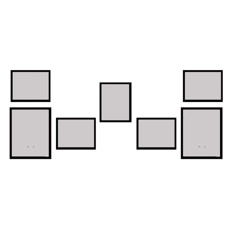 قاب عکس بکلیت مدل 215-133 مجموعه 7 عددی