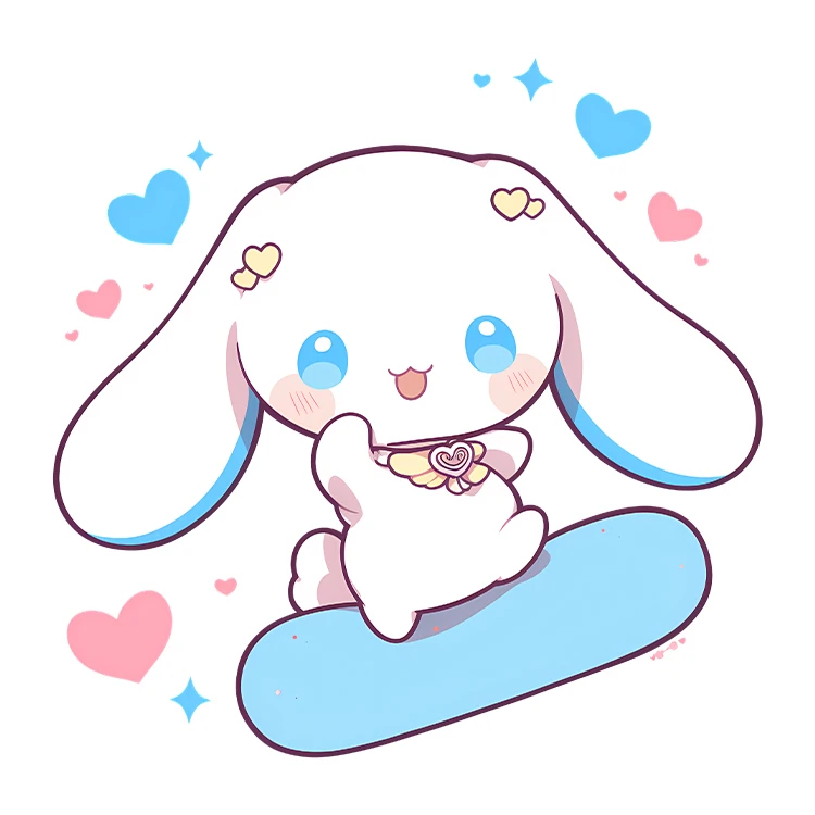 استیکر پارچه و لباس پاد آفرین مدل کارتونی سینامورول کد S5991