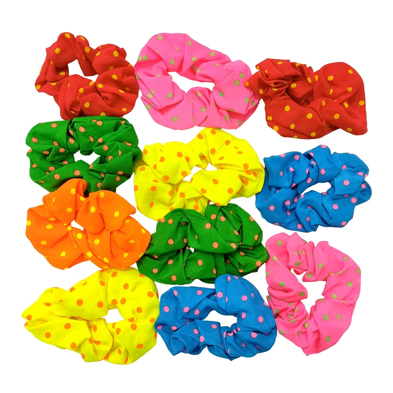 کش مو زنانه مدل اسکرانچی کد toopi مجموعه 11 عددی