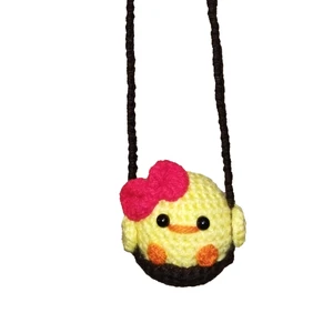 آویز تزئینی خودرو مدل جوجه تاب سوار