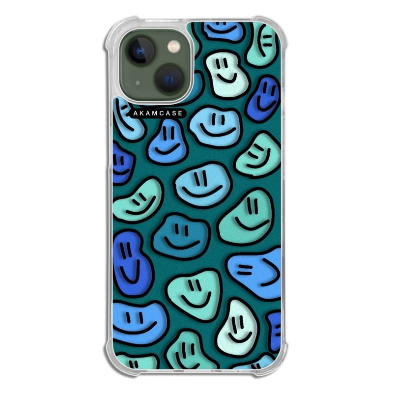 کاور آکام مدل AMCWTA13-HAPPY FACE9 مناسب برای گوشی موبایل اپل iPhone 13