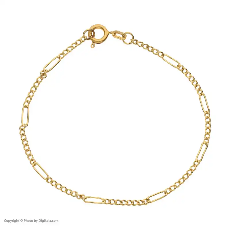 دستبند طلا 18 عيار زنانه الن نار مدل N1385