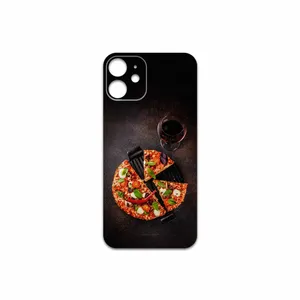 MAHOOT Pizza Cover Sticker for Apple iPhone 12 mini
