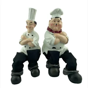 مجسمه مدل لورل و هاردی شف مجموعه 2 عددی