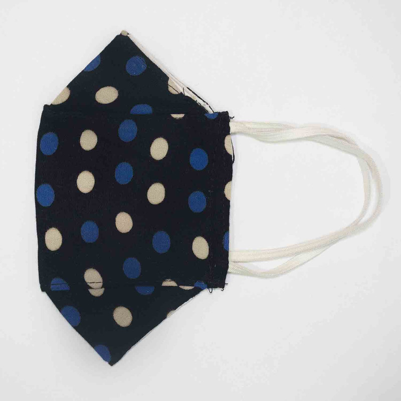 ماسک تزیینی زنانه طرح خالخالی کد s34