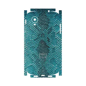 MAHOOT Blue Snake Skin-FullSkin Cover Sticker for Google Nexus 5