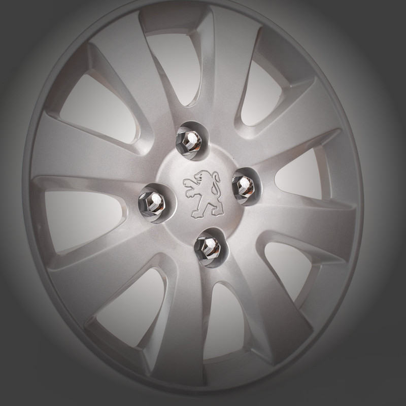 قالپاق چرخ مدل GM1000 سایز 14 اینچ مناسب برای پژو SLX بسته 4 عددی