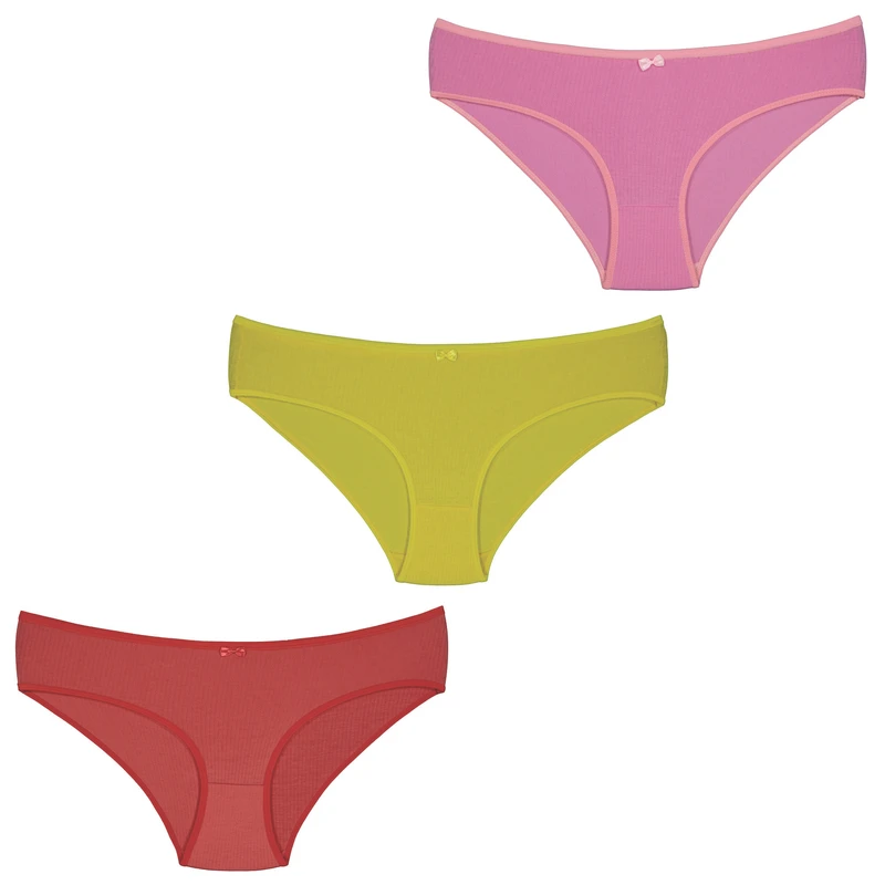 شورت زنانه فرنوش مدل نخ پنبه مجموعه 3 عددی