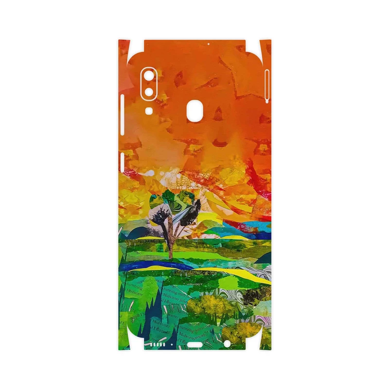 برچسب پوششی ماهوت مدل Collage of Painting-FullSkin مناسب برای گوشی موبایل سامسونگ Galaxy A20
