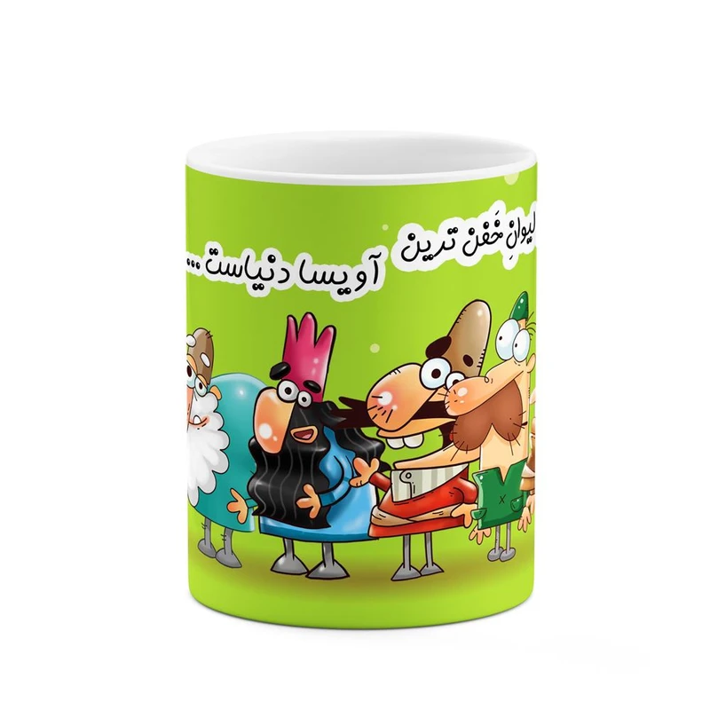 ماگ کاکتی طرح لیوان آویسا مدل دیرین دیرین کد mgh55328