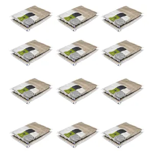 کیسه وکیوم مدل کاهش حجم سایز 60×80  بسته 12 عددی