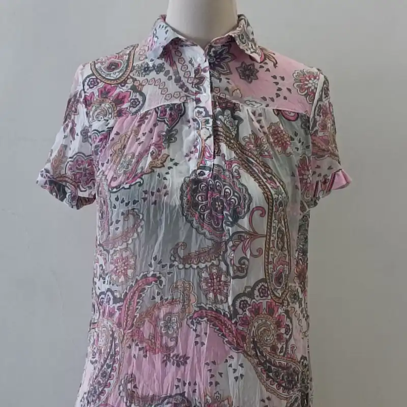 پیراهن زنانه مدل چین دار مجلسی