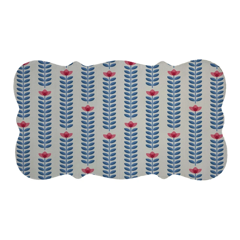 پادری طرح ریسه گل کد 9045 سایز 110×60 سانتی متر