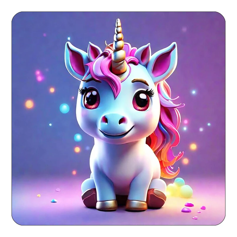 مگنت کاکتی طرح اسب تک شاخ و یونیکورن مدل mp30923