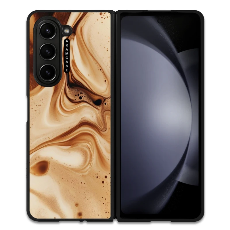 کاور آکام مدل AMC-WSGZFOLD5-COFFEE-3 مناسب برای گوشی موبایل سامسونگ Galaxy Z Fold 5