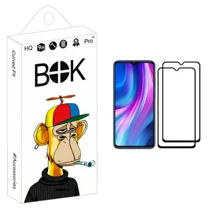 BOK +HD Screen Protector For Xiaomi Redmi Note 8 Pro Pack Of 2