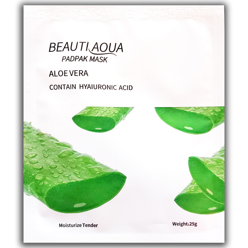 ماسک صورت بیوتی آکوا مدل 01 وزن 25 گرم بسته 6 عددی