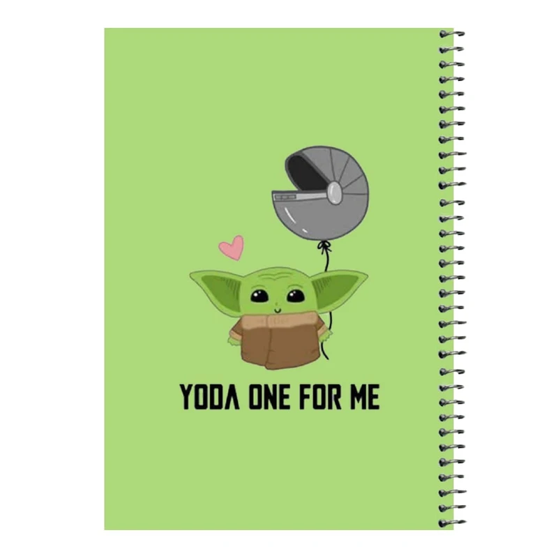 دفتر مشق 80 برگ اس جی مدل بیبی یودا کد۳  