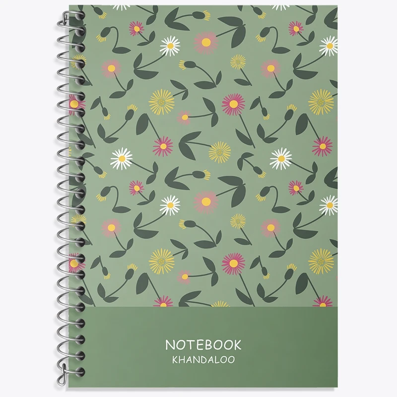 دفتر لغت 50 برگ خندالو طرح گل گلی کد N1290