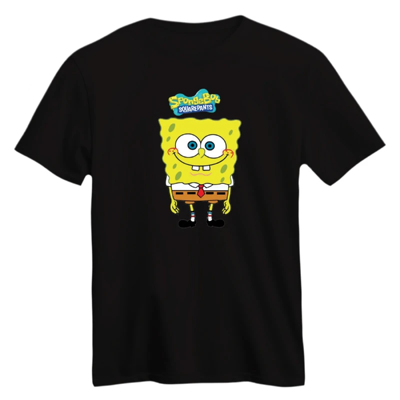 تی شرت آستین کوتاه زنانه مدل باب اسفنجی کد 3