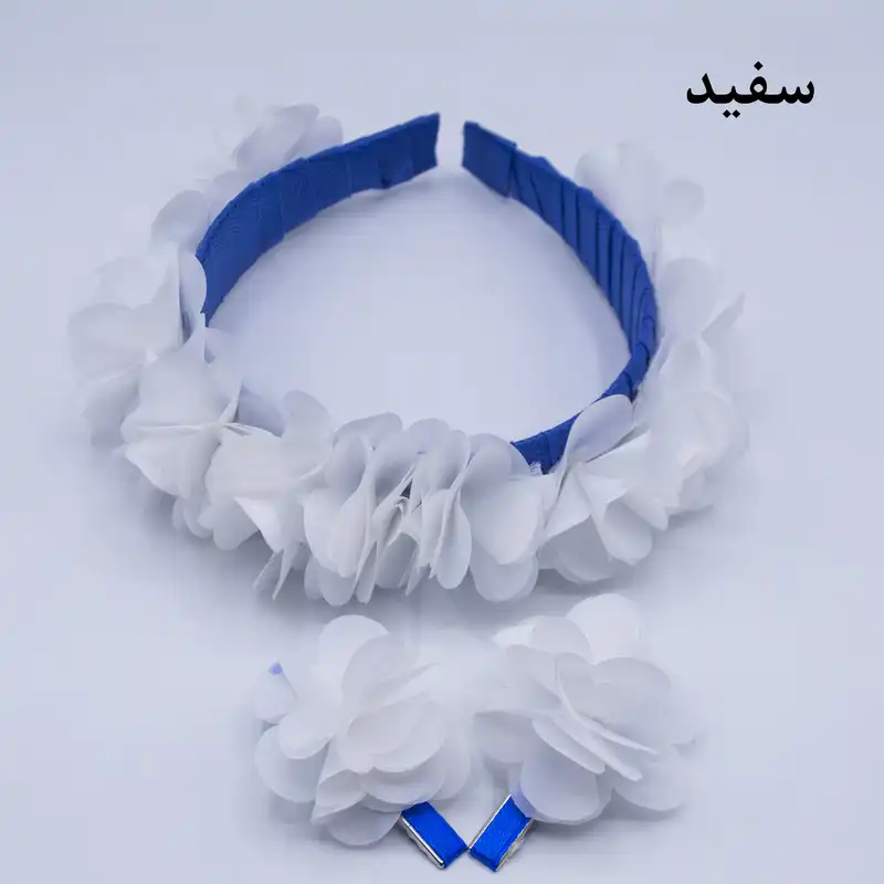 ست تل و گیره مو زنانه مدل فلاوری مجموعه 3 عددی