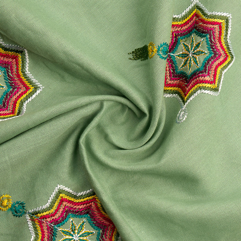 پارچه مانتو طرح پولک دوزی کد 02051430