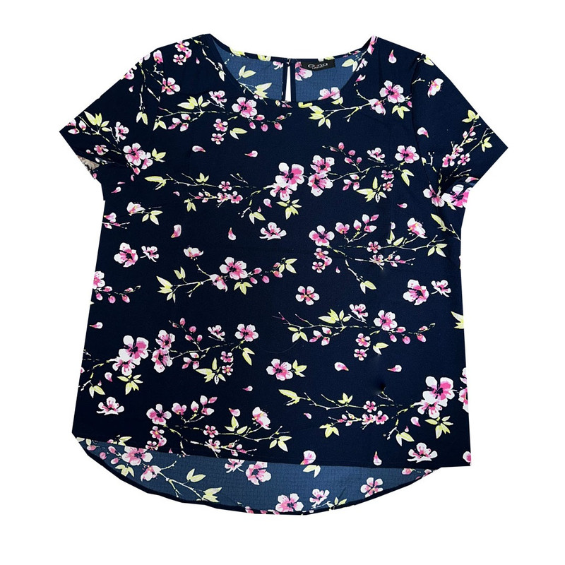 بلوز زنانه جینا مدل گلدار کد 3759