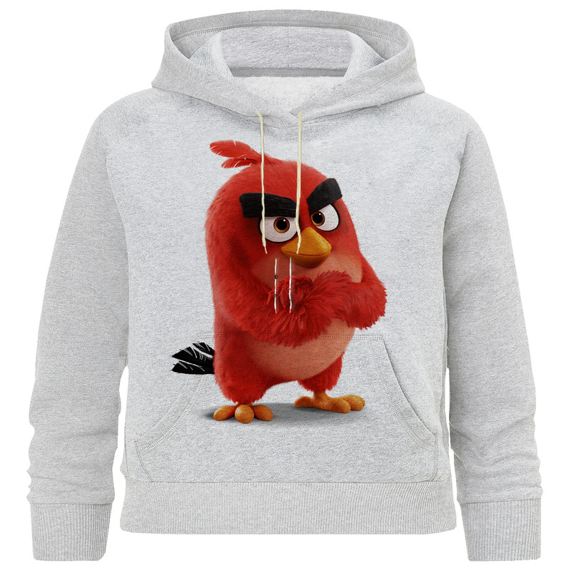 هودی دخترانه مدل M 100 angry bird