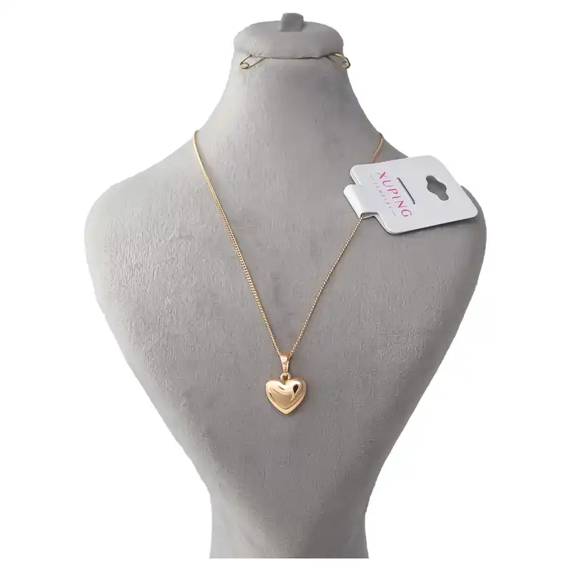 گردنبند زنانه ژوپینگ مدل قلب درخشان