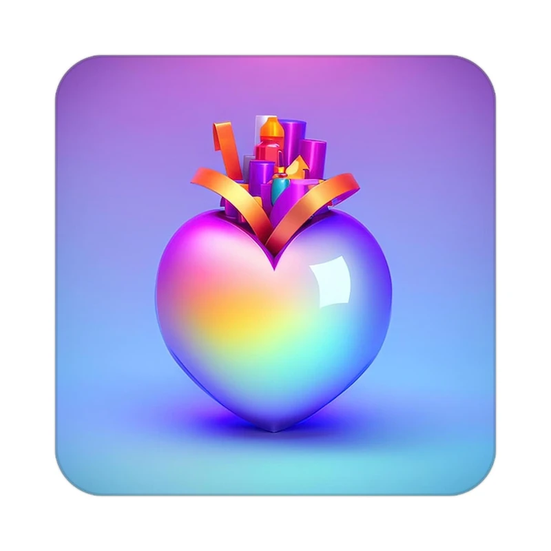 زیر لیوانی کاکتی مدل عاشقانه کد mp14185