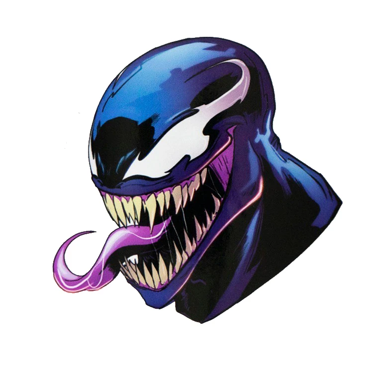 استیکر پارچه و لباس پاد آفرین مدل ونوم کد 3133