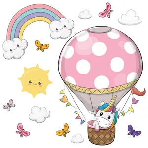 استیکر دیواری کودک تُکتم مدل بالن کد 01 مجموعه 13 عددی